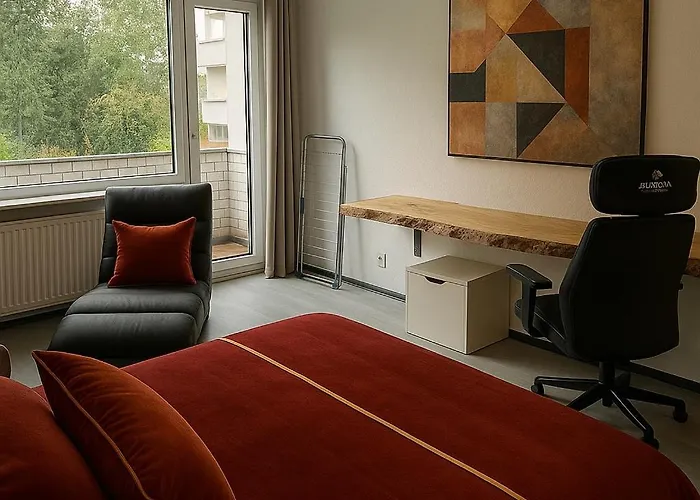 Gemuetliche 1,5 Zimmer-oase Im Schoenen Gruenen Frohnhausen Διαμέρισμα